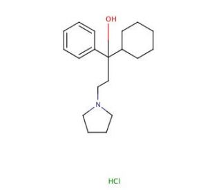 Procyclidine hydrochloride (CAS 1508-76-5) - chemical structure image