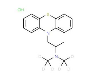 Promethazine-d6 Hydrochloride Salt - chemical structure image