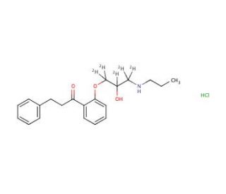 Propafenone-d5 Hydrochloride - chemical structure image