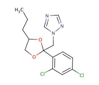 Propiconazole (CAS 60207-90-1) - chemical structure image