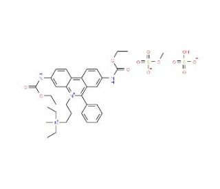 Propidium Diethylcarbamate Hydrogen Sulfate Methyl Sulfate - chemical structure image