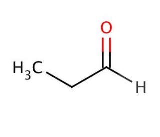 Propionaldehyde (CAS 123-38-6) - chemical structure image