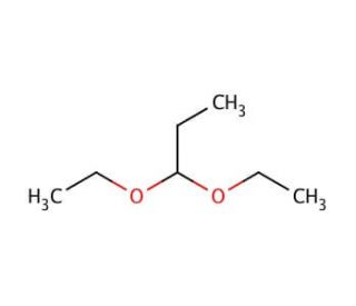 Propionaldehyde diethyl acetal (CAS 4744-08-5) - chemical structure image