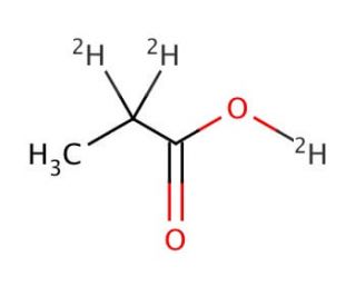 Propionic-2,2-d2 acid-d (CAS 14770-51-5) - chemical structure image