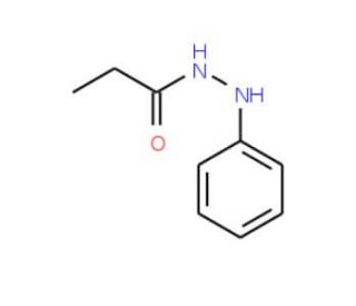 Propionic acid N&prime;-phenyl-hydrazide (CAS 20730-02-3) - chemical structure image