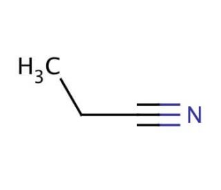 Propionitrile (CAS 107-12-0) - chemical structure image