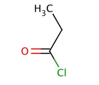 Propionyl chloride (CAS 79-03-8) - chemical structure image