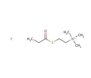 Propionylthiocholine iodide (CAS 1866-73-5) - chemical structure image