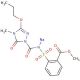Propoxycarbazone sodium salt (CAS 181274-15-7) - chemical structure image