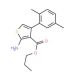 Propyl 2-amino-4-(2,5-dimethylphenyl)thiophene-3-carboxylate - chemical structure image