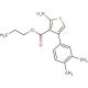Propyl 2-amino-4-(3,4-dimethylphenyl)thiophene-3-carboxylate - chemical structure image