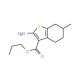 Propyl 2-amino-6-methyl-4,5,6,7-tetrahydro-1-benzothiophene-3-carboxylate - chemical structure image
