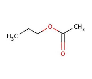 Propyl acetate (CAS 109-60-4) - chemical structure image