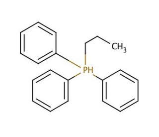 Propyltriphenylphosphonium bromide (CAS 6228-47-3) - chemical structure image