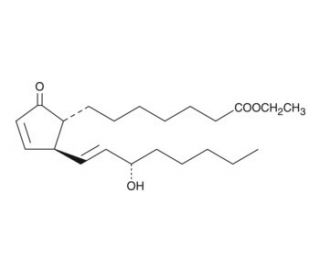 Prostaglandin A<sub>1</sub> ethyl ester (CAS 93464-24-5) - chemical structure image