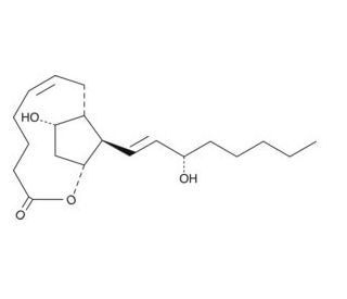 Prostaglandin F<sub>2&alpha;</sub> 1,11-lactone (CAS 62410-84-8) - chemical structure image