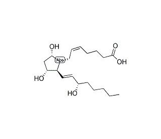 Prostaglandin F<sub>2&alpha;</sub> (CAS 551-11-1) - chemical structure image