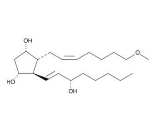 Prostaglandin F2&alpha; Alcohol methyl ether (CAS 143656-18-2) - chemical structure image