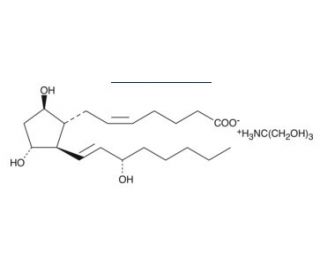 Prostaglandin F2&beta; (tromethamine salt) (CAS 89847-02-9) - chemical structure image