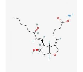 Prostaglandin I<sub>2</sub> sodium (CAS 61849-14-7) - chemical structure image