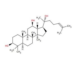 Protopanaxadiol (CAS 7755-01-3) - chemical structure image