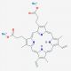 Protoporphyrin IX disodium salt (CAS 50865-01-5) - chemical structure image