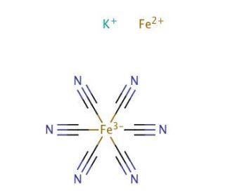 Prussian blue soluble (CAS 12240-15-2) - chemical structure image