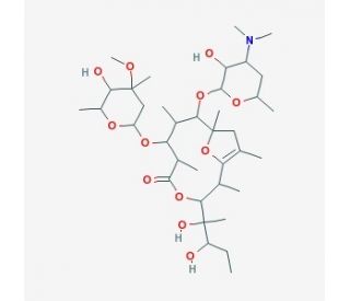Pseudoerythromycin A enol ether (CAS 105882-69-7) - chemical structure image