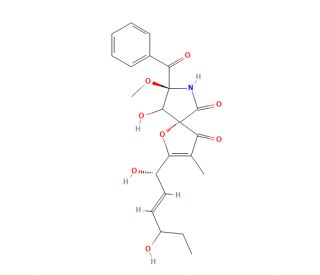 Pseurotin D (CAS 77409-68-8) - chemical structure image
