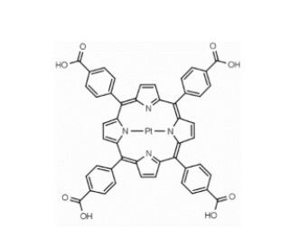 Pt(II) meso-Tetra (4-carboxyphenyl) porphine (CAS 94288-45-6) - chemical structure image