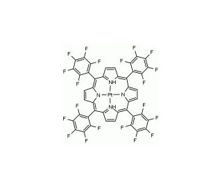 Pt(II) meso-Tetra(pentafluorophenyl)porphine (CAS 109781-47-7) - chemical structure image