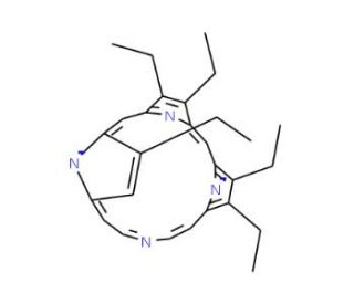 Pt(II) Octaethylporphine (PtOEP) (CAS 31248-39-2) - chemical structure image