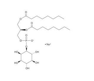 PtdIns-(1,2-dioctanoyl) (sodium salt) - chemical structure image