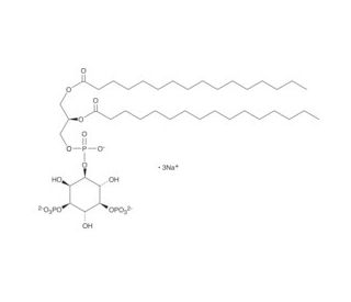 PtdIns-(3,5)-P2 (1,2-dipalmitoyl) sodium salt - chemical structure image