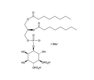 PtdIns-(4,5)-P2 (1,2-dioctanoyl) (sodium salt) - chemical structure image
