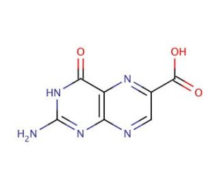 Pterine-6-carboxylic acid (CAS 948-60-7) - chemical structure image