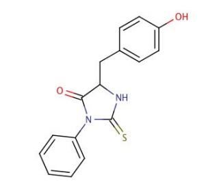 PTH-tyrosine (CAS 4332-95-0) - chemical structure image