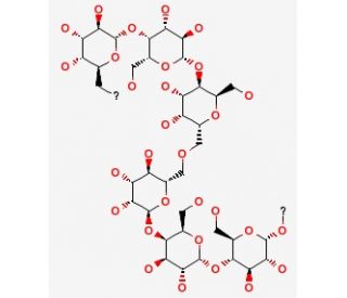 Pullulan from Aureobasidium pullulans (CAS 9057-02-7) - chemical structure image