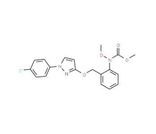Pyraclostrobin (CAS 175013-18-0) - chemical structure image