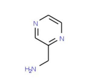 Pyrazin-2-ylmethanamine (CAS 39204-49-4) - chemical structure image