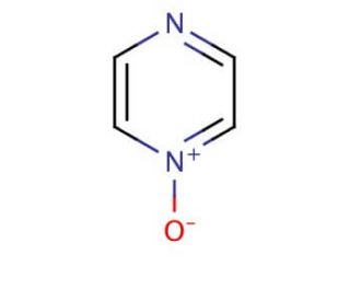 Pyrazine N-oxide (CAS 2423-65-6) - chemical structure image