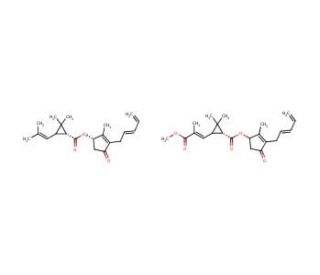 Pyrethrum extract (CAS 8003-34-7) - chemical structure image
