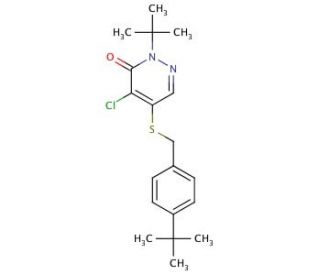 Pyridaben (CAS 96489-71-3) - chemical structure image
