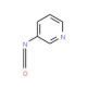 Pyridine-3-isocyanate (CAS 15268-31-2) - chemical structure image