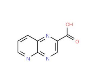 Pyrido[2,3-b]pyrazine-2-carboxylic acid (CAS 914637-60-8) - chemical structure image