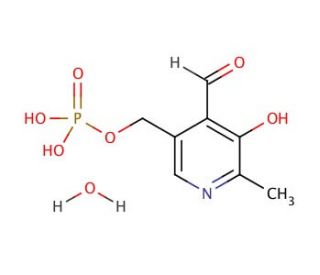 Pyridoxal-5&prime;-phosphate monohydrate (CAS 41468-25-1) - chemical structure image