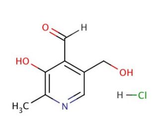 Pyridoxal, Hydrochloride (CAS 65-22-5) - chemical structure image