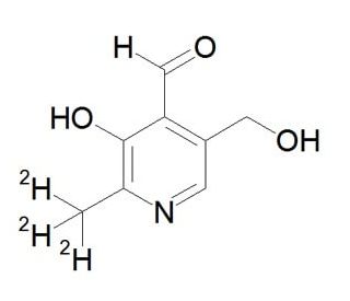 Pyridoxal-methyl-d3 (CAS 1173023-49-8) - chemical structure image