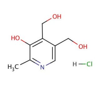 Pyridoxine Hydrochloride (CAS 58-56-0) - chemical structure image