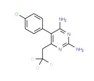 Pyrimethamine-d3 (CAS 1189936-99-9) - chemical structure image